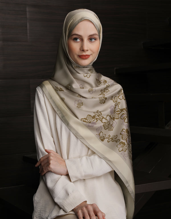 ZAYLA PRINTED SHAWL (SANDY)